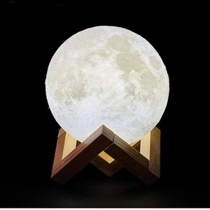 3D Moon light w/ remote & adjustable LED warm, cool colors